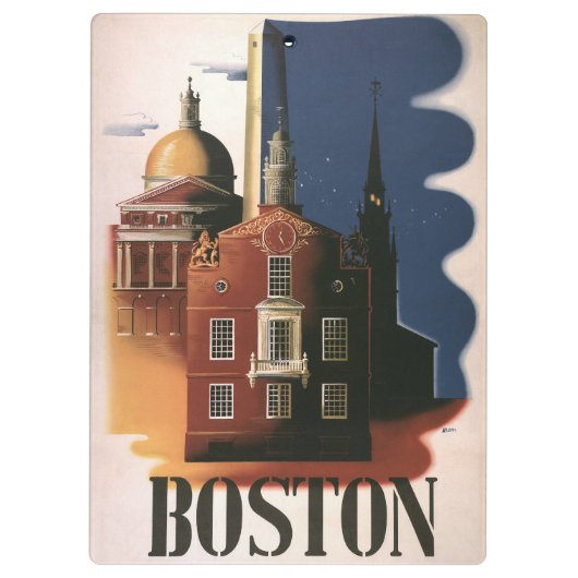  Boston, Massachusetts Paul Revere's Ride Klembord (Achterkant)