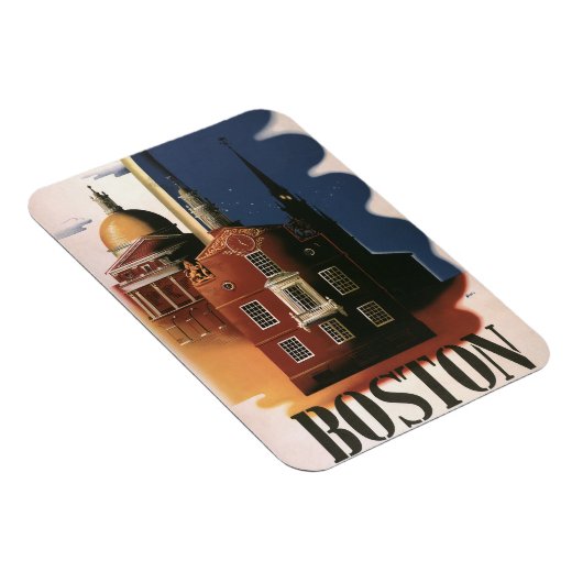  Boston, Massachusetts Paul Revere's Ride Magneet (Rechterzijde)