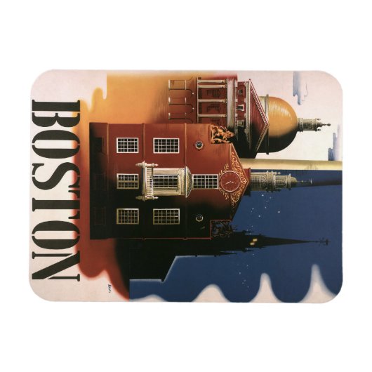  Boston, Massachusetts Paul Revere's Ride Magneet (Horizontaal)