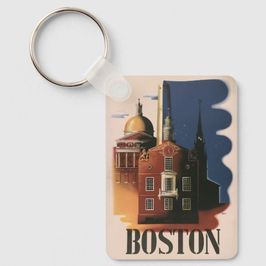  Boston, Massachusetts Paul Revere's Ride Sleutelhanger (Voorkant)