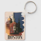  Boston, Massachusetts Paul Revere's Ride Sleutelhanger (Achterkant)