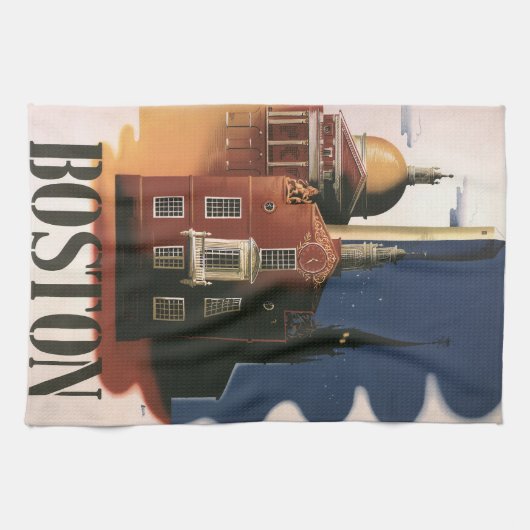  Boston, Massachusetts Paul Revere's Ride Theedoek (Horizontaal)