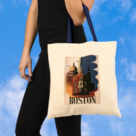 Boston, Massachusetts Paul Revere's Ride Tote Bag
