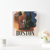  Boston, Massachusetts Paul Revere's Ride Vierkante Klok (Huis)