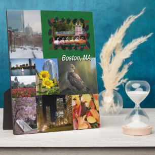 Boston, Massachusetts Photo Collage Fotoplaat