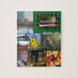 Boston, Massachusetts Photo Collage Legpuzzel