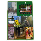Boston, Massachusetts Photo Collage Medium Cadeauzakje (Voorkant)