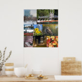 Boston, Massachusetts Photo Collage Poster (Keuken)