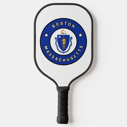 Boston Massachusetts Pickleball Paddle (Achterkant)