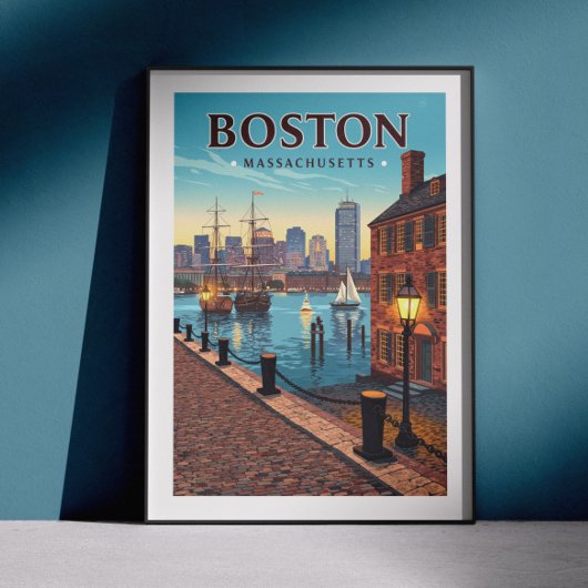 Boston Massachusetts Poster