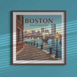  Boston Massachusetts Poster