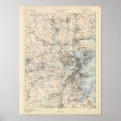 Boston, Massachusetts Poster (Voorkant)