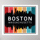 Boston Massachusetts Poster (Voorkant)