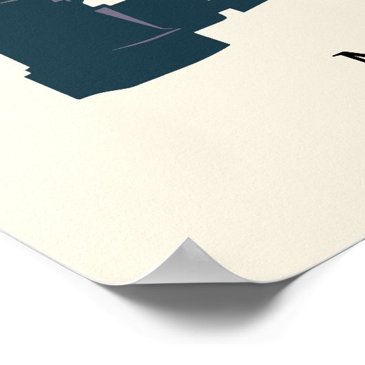 Boston Massachusetts Poster (Hoek)