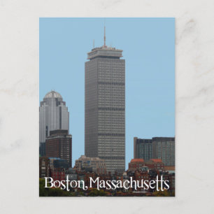 Boston Massachusetts Prudential Tower Post Card Briefkaart