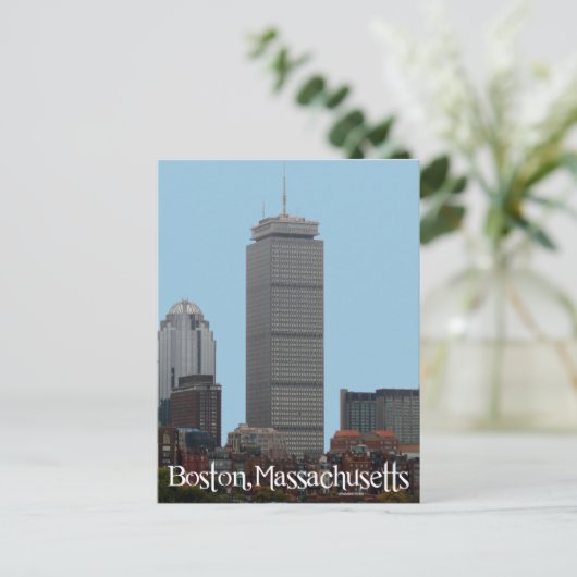 Boston Massachusetts Prudential Tower Post Card Briefkaart (Staand voorkant)