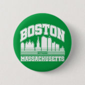 Boston, Massachusetts Ronde Button 5,7 Cm (Voorkant)