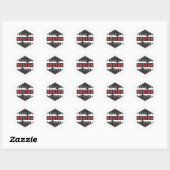 Boston Massachusetts Ronde Sticker (Vel)