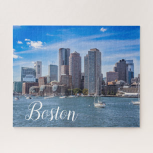 Boston Massachusetts Silhouet Legpuzzel