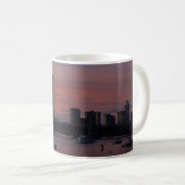 Boston Massachusetts Silhouette Koffiemok (Voorkant rechts)