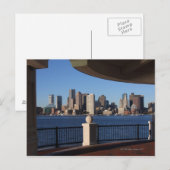 Boston, Massachusetts skyline 2 Briefkaart (Voorkant / Achterkant)