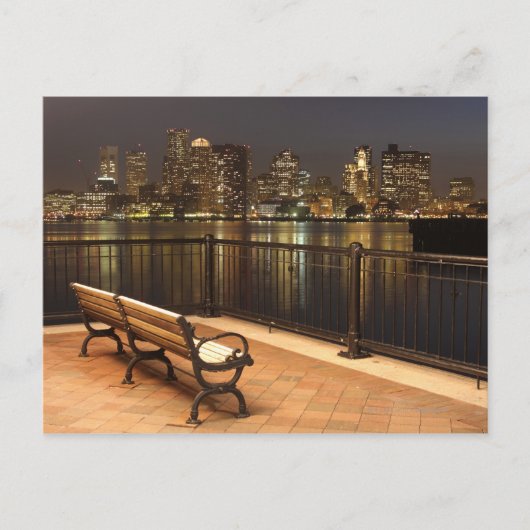 Boston, Massachusetts skyline 3 Briefkaart (Voorkant)