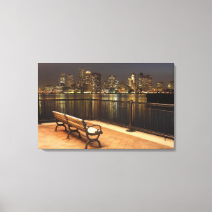 Boston, Massachusetts skyline 3 Canvas Afdruk