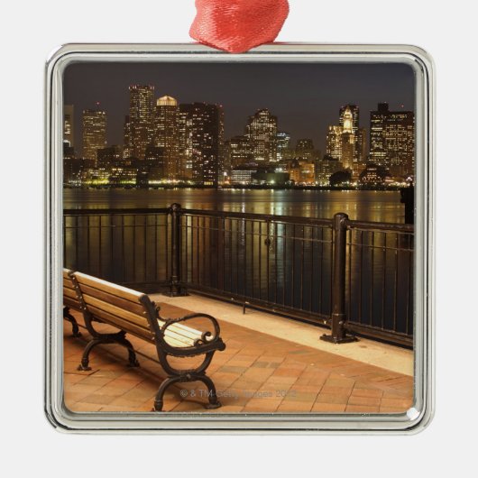 Boston, Massachusetts skyline 3 Metalen Ornament (Voorkant)