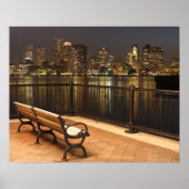 Boston, Massachusetts skyline 3 Poster (Voorkant)