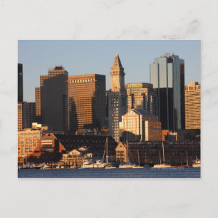 Boston, Massachusetts skyline 5 Briefkaart