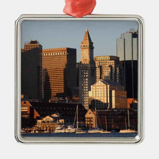 Boston, Massachusetts skyline 5 Metalen Ornament (Voorkant)
