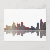 Boston Massachusetts Skyline Briefkaart (Voorkant)