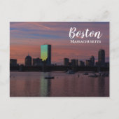 Boston Massachusetts Skyline Briefkaart Post Card (Voorkant)
