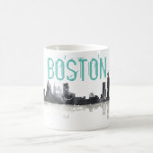 BOSTON MASSACHUSETTS SKYLINE - Drink mok (Center)