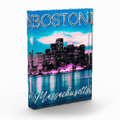 Boston Massachusetts Skyline Fotoblokken (Links)