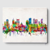 Boston Massachusetts Skyline Gastenboek (Achterkant)