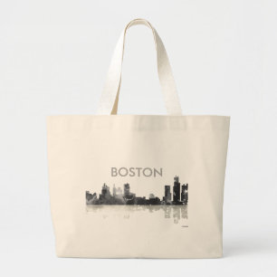 BOSTON MASSACHUSETTS SKYLINE - Jumbo Canvas tas
