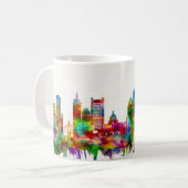 Boston Massachusetts Skyline Koffiemok (Voorkant links)
