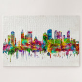 Boston Massachusetts Skyline Legpuzzel (Horizontaal)