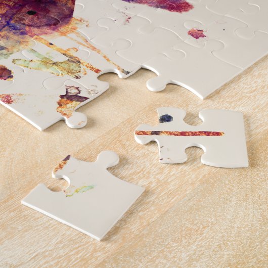 Boston Massachusetts Skyline Legpuzzel (Zijkant)