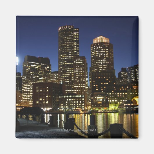 Boston, Massachusetts skyline Magneet (Voorkant)