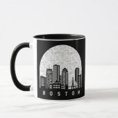 Boston Massachusetts Skyline Mok (Links)