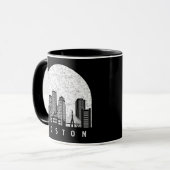 Boston Massachusetts Skyline Mok (Voorkant links)