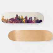 Boston Massachusetts Skyline Persoonlijk Skateboard (Horizontaal)
