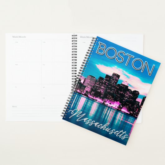 Boston Massachusetts Skyline Planner (Display)