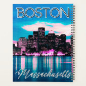 Boston Massachusetts Skyline Planner (Achterkant)