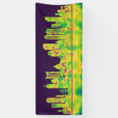 Boston Massachusetts Skyline Spandoek (Verticaal)