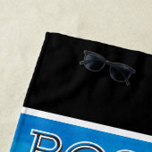 Boston Massachusetts Skyline Strandlaken (In situ)