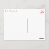 Boston, Massachusetts, Skyline Verenigde Staten Briefkaart (Achterkant)