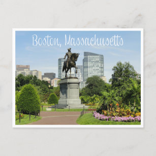 Boston Massachusetts Skyline - Verenigde Staten Briefkaart
